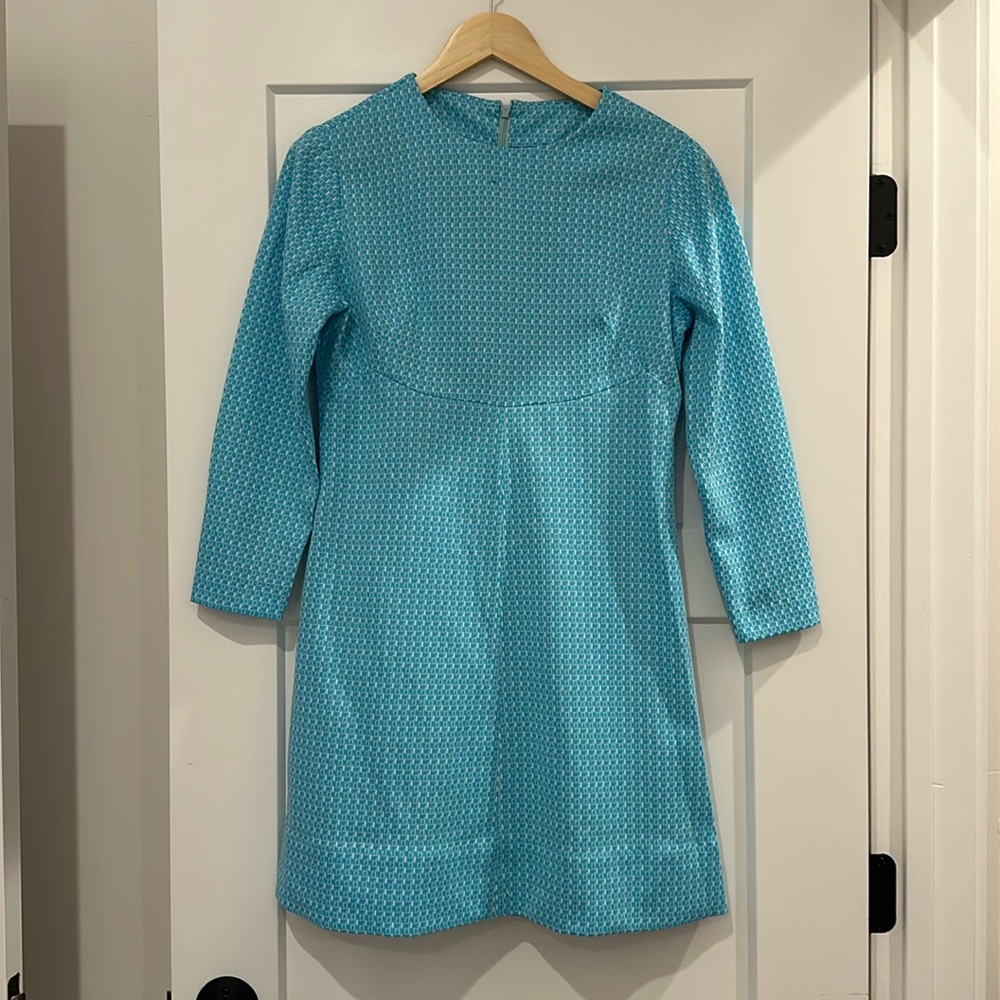 Vintage c. 1960s-70s polyester babydoll dress